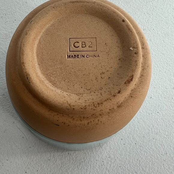 CB2 Ceramic Tea Cup Porcelain Pottery Drinkware Mug Handmade Glazed Finish - Picture 5 of 11